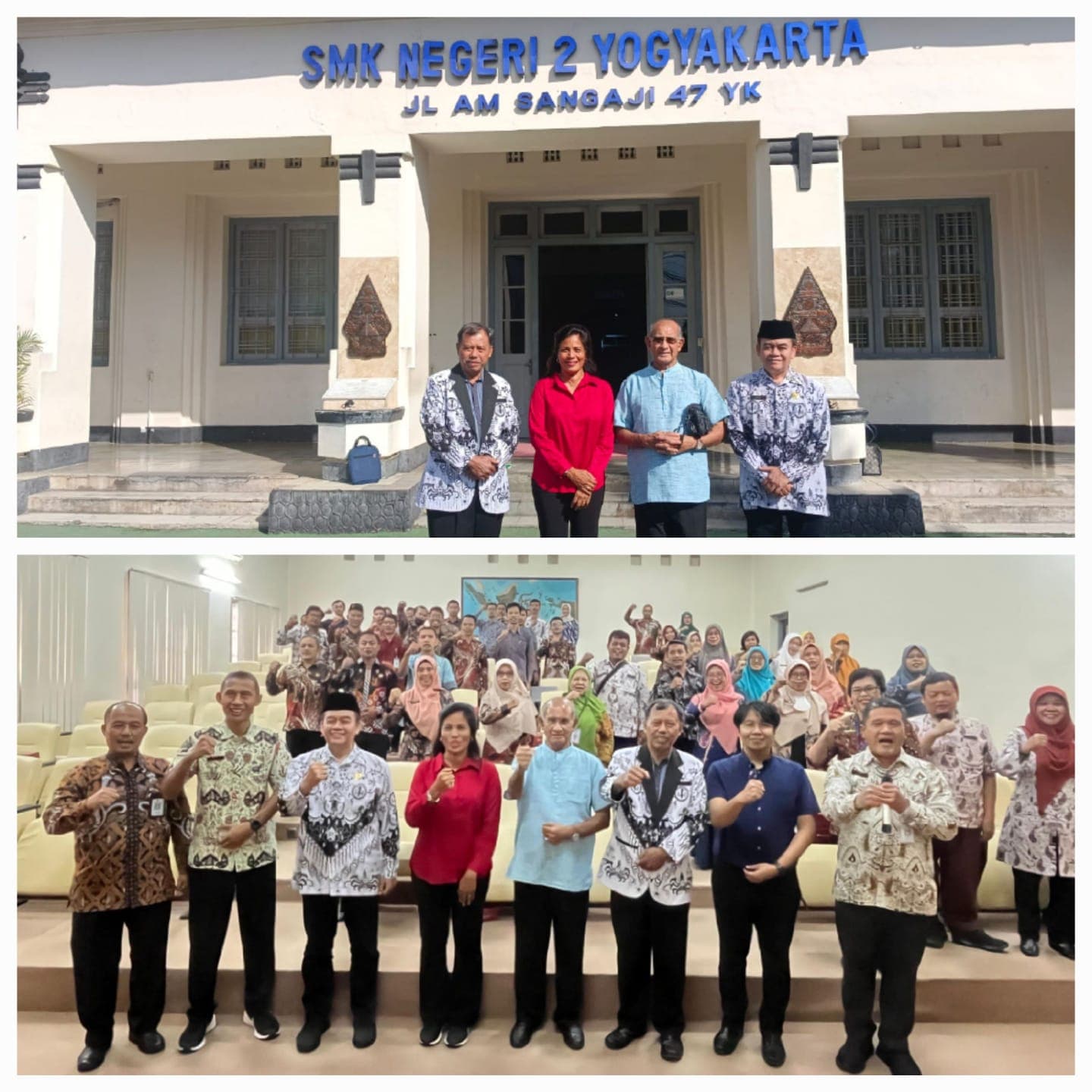 Kunjungan tamu dari Asian Institute of Technology (AIT) Malaysia ke PGRI DIY.