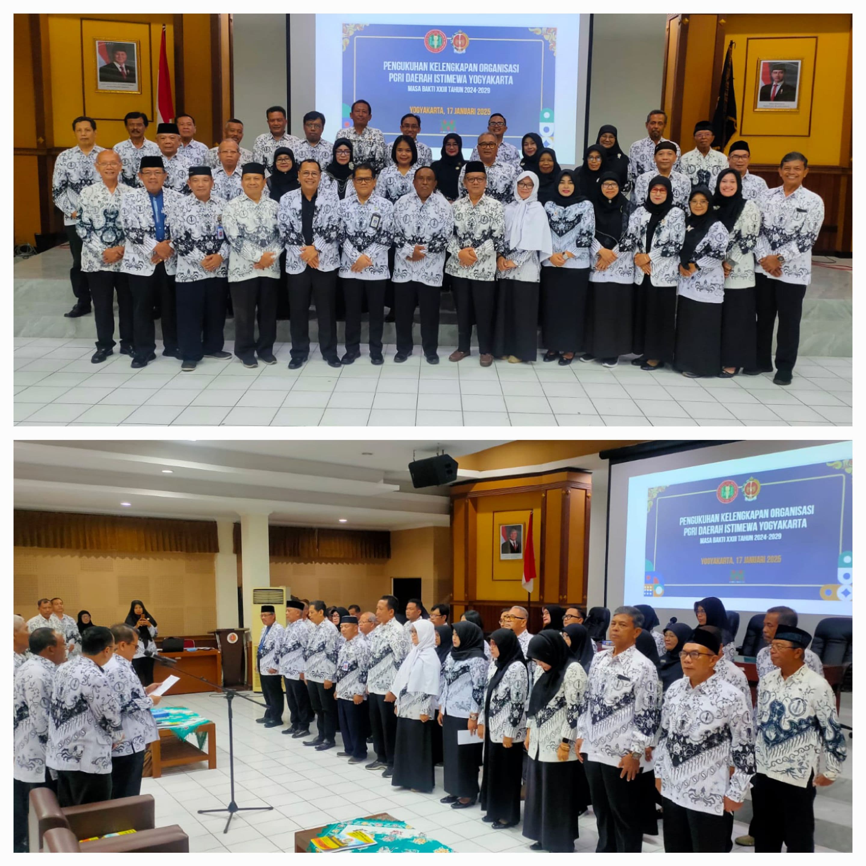Pelantikan Kelengkapan Organisasi PGRI DIY